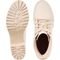 Bota Coturno Feminina Cano Baixo Tratorada Salto Confortável Off White - Marca Stessy Shoes
