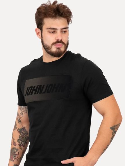 Camiseta John John Masculina Slim Fit John Sur Preta - Marca John John