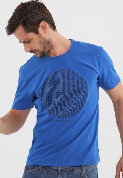 Camiseta Aleatory Relevo Azul - Marca Aleatory