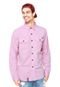 Camisa Jeans LRG Core Collection Woven Rosa - Marca LRG