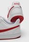 Tênis Nike Sportswear Court Vision Branco/Vermelho - Marca Nike Sportswear