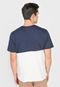 Camiseta O'Neill Daybreak Listrada Azul-Marinho/Branca - Marca O'Neill