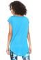 Blusa Colcci Fitness Mullet Azul - Marca Colcci Fitness