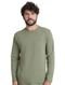 Blusa Aramis Masculina Regular Suedine Canelado Verde Militar - Marca Aramis