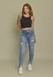 Calça Jeans Skinny Cintura Média com Bolsos Dialogo Feminino - Marca Dialogo Jeans