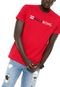 Camiseta Billabong Box Logo Vermelha - Marca Billabong