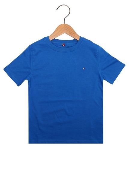 Camiseta Tommy Hilfiger Manga Curta Menino Azul - Marca Tommy Hilfiger
