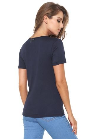 Camiseta Colcci Rock Azul-marinho
