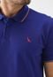 Camisa Polo Reserva Reta Friso Azul - Marca Reserva