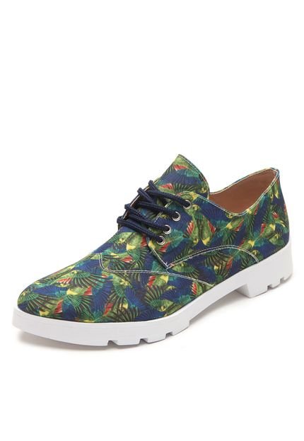 Oxford DAFITI SHOES Tratorado Azul - Marca DAFITI SHOES