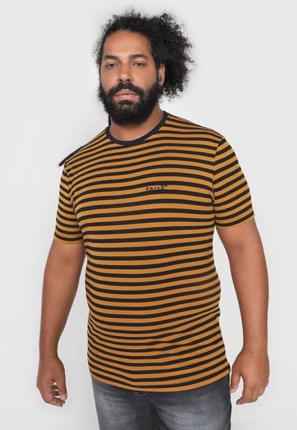 Camiseta Volcom Stone Stripes Amarela - Marca Volcom