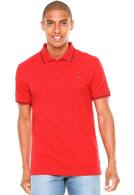 Camisa Polo Colcci Bordado Vermelha - Marca Colcci