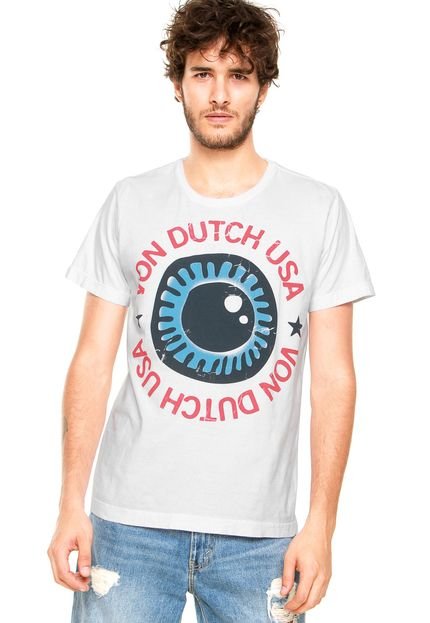 Camiseta Von Dutch  USA Branca - Marca Von Dutch 
