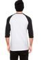 Camiseta Hurley Raglan Reaperace Branca/Preto - Marca Hurley