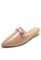 Mule Crysalis Bico Fino Anabelinha Nude - Marca Crysalis