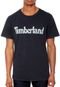 Camiseta Timberland Estampada Azul-Marinho - Marca Timberland