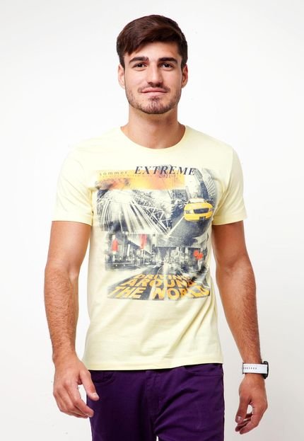Camiseta Sommer Mini City Amarela - Marca Sommer