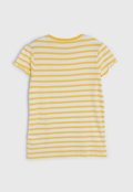 Camiseta Tommy Hilfiger Reta Listrada Amarela - Marca Tommy Hilfiger