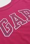 Camiseta Infantil GAP Logo Rosa - Marca GAP