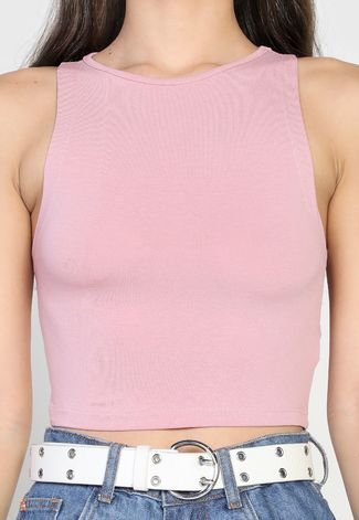 Regata Cropped Forever 21 Lace Up Luvas Pink - Compre Agora
