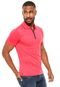 Camisa Polo Blue Bay Slim Vermelha - Marca Blue Bay