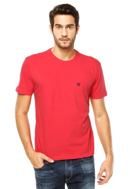 Camiseta Mandi Bordado Vermelha - Marca Mandi