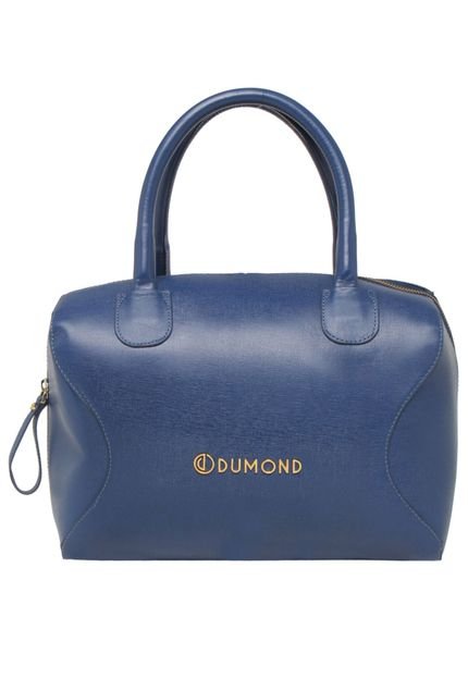 Bolsa Couro Dumond Doctor Bag Média Azul-Marinho - Marca Dumond