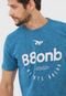 Camiseta Onbongo Lettering Azul - Marca Onbongo