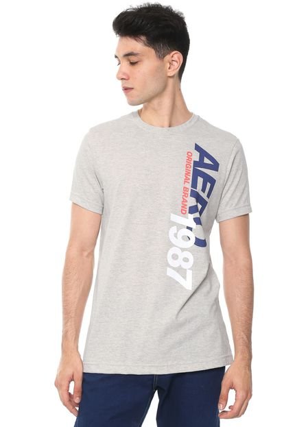Camiseta Aeropostale Lettering Off-White - Marca Aeropostale