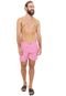 Bermuda Água Shorts Co Reta Flamingo Rosa - Marca Shorts Co