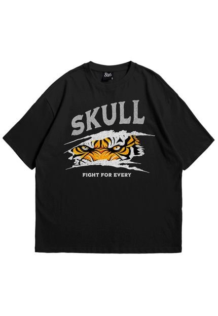 Camiseta Skull Clothing Oversized Fight for Every Space Preto - Marca Skull Clothing