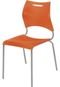 Cadeira Plástica New Laranja Giobel - Marca Giobel