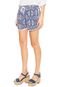 Short Aishty Estampado Azul - Marca Aishty