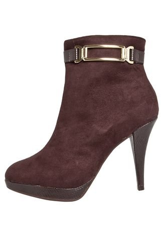 Ankle Boot Beira Rio Marrom