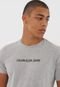 Camiseta Calvin Klein Jeans Logo Cinza - Marca Calvin Klein Jeans