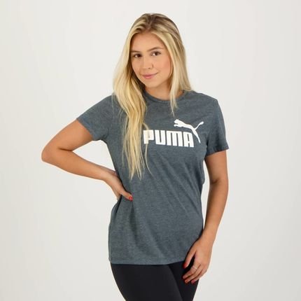 Camiseta Puma ESS Logo Feminina Azul - Marca Puma