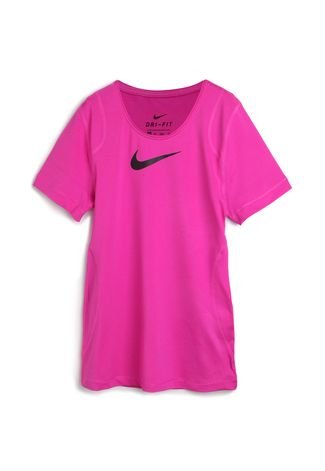 Camiseta Nike Menina Logo Pink