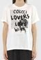 Camiseta Colcci Lovers Off-White - Marca Colcci