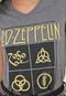 Blusa Enfim Led Zeppelin Grafite - Marca Enfim