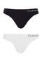 Kit Calcinhas Calvin Klein Underwear Tanga Seamless 2 peças Preto/Branco - Marca Calvin Klein Underwear