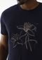 Camiseta Aramis Reta Flower Azul - Marca Aramis