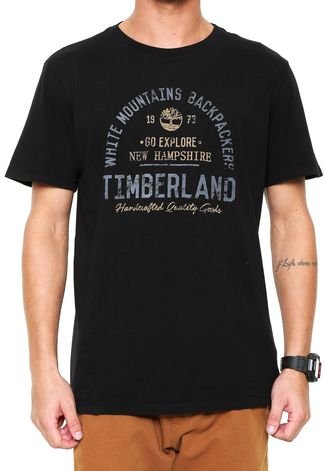 Camiseta Timberland Backpackers Preta