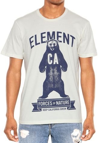 Camiseta Element Forces Of Nature Bege