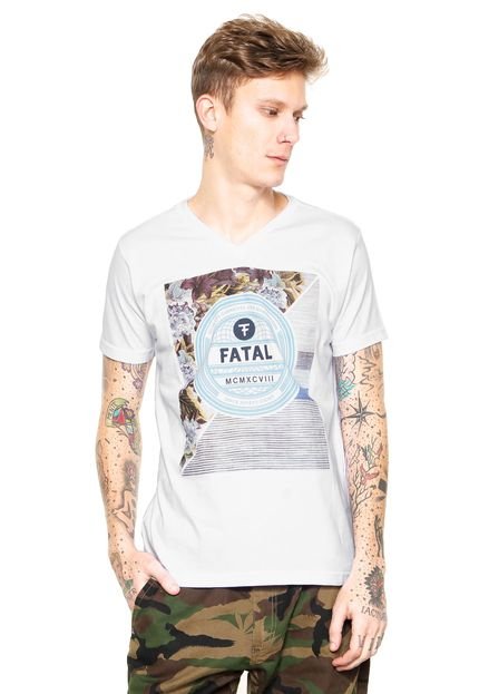 Camiseta Fatal Surf Estampada Branca - Marca Fatal Surf