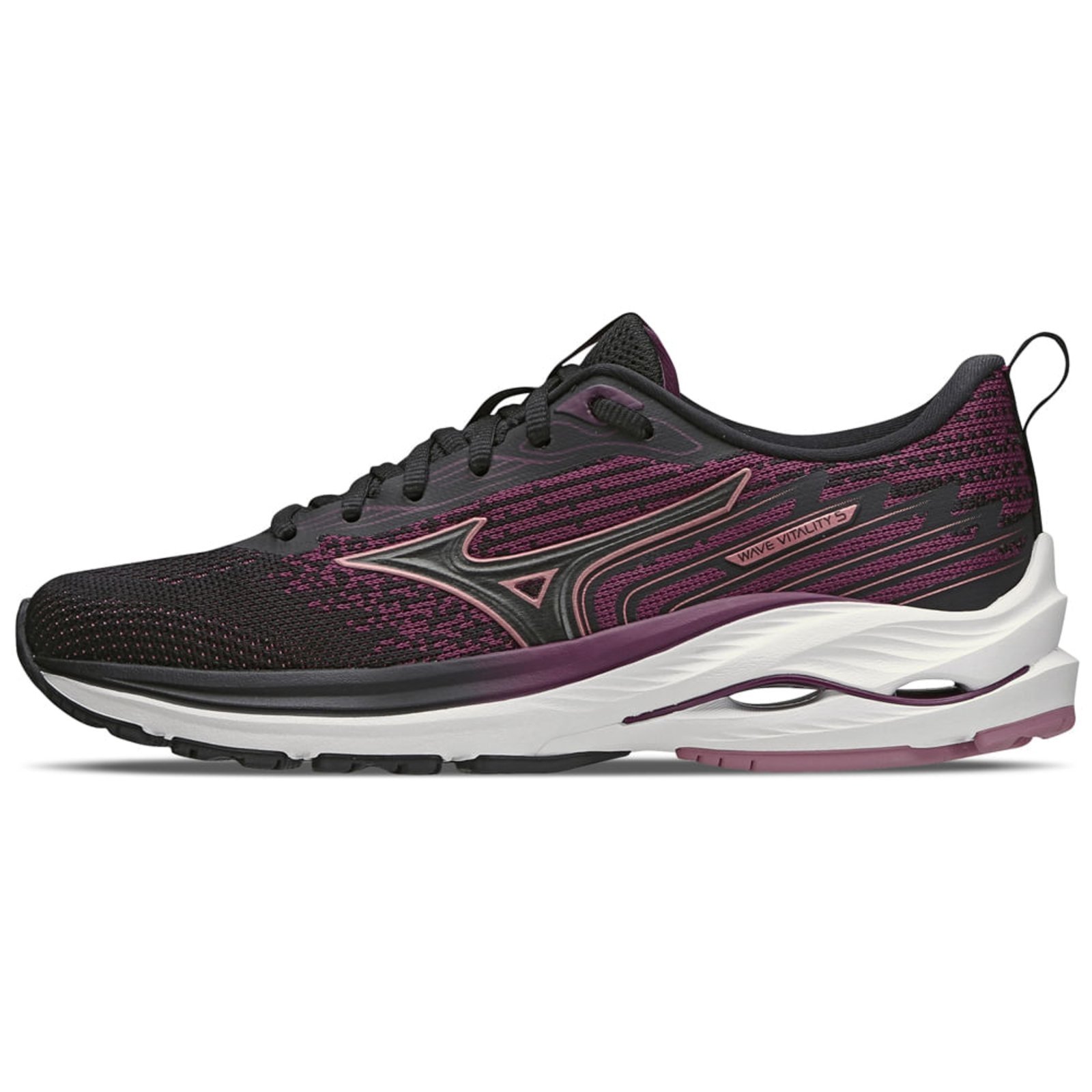 Tênis de Corrida Feminino Mizuno Wave Vitality 5 39 Preto - Marca Mizuno