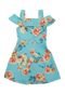 Vestido Cativa Kids Floral Azul - Marca Cativa Kids