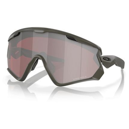 Oculos Performance Oakley Wind Jacket 2.0 Prizm Snow Black  - Matte Olive Verde - Marca Oakley