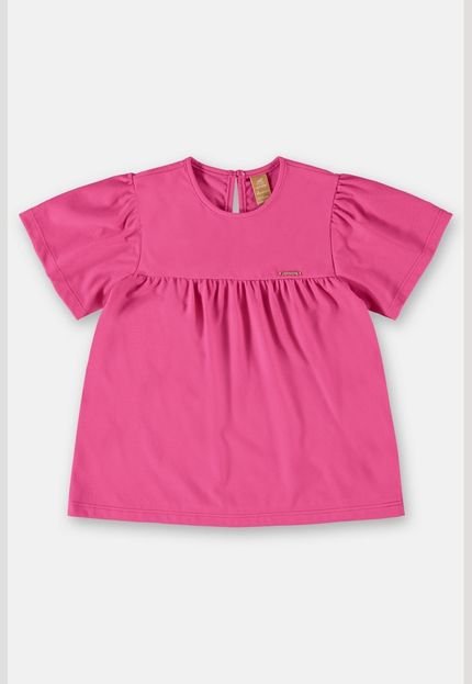 Bata básica Infantil para Menina Up Baby Rosa Pink - Marca Up Baby