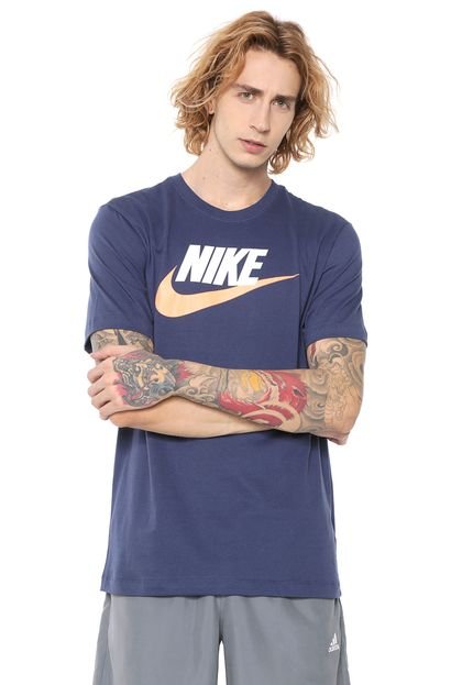 Camiseta Nike Sportswear Nsw Icon Fut Azul-marinho - Marca Nike Sportswear