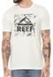 Camiseta Reef Leaves Brand Off-White - Marca Reef